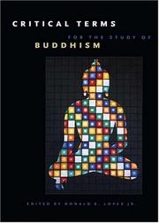 Cover of: Critical Terms for the Study of Buddhism (Committee on Publications in Biology and Medicine)