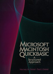 Cover of: Microsoft Macintosh QuickBASIC by Harvey M. Deitel
