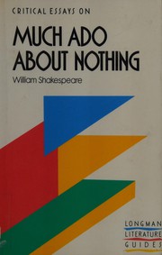 Cover of: "Much Ado About Nothing", William Shakespeare (Critical Essays)