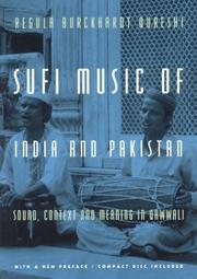 Cover of: Sufi music of India and Pakistan by Regula Qureshi