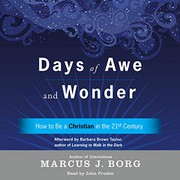 Cover of: Days of Awe and Wonder Lib/E: How to Be a Christian in the Twenty-First Century