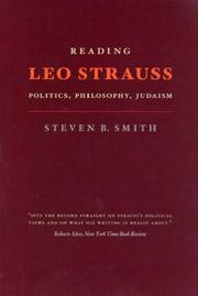 Cover of: Reading Leo Strauss