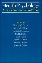Cover of: Health psychology: a discipline and a profession