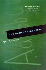 The Birth of Head Start by Maris A. Vinovskis