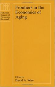 Cover of: Frontiers in the economics of aging