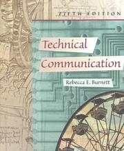 Technical communication by Rebecca E. Burnett