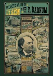 Cover of: Selected letters of P. T. Barnum