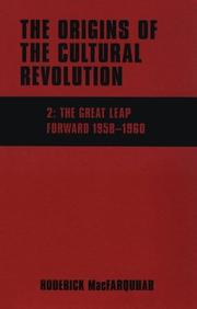 Cover of: The Origins of the Cultural Revolution, Volume 2