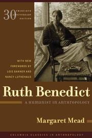 Ruth Benedict by Margaret Mead