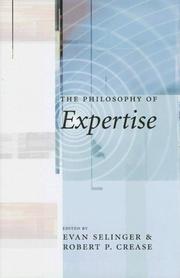 Cover of: The Philosophy of Expertise
