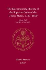 The documentary history of the Supreme Court of the United States, 1789-1800