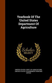 Cover of: Yearbook Of The United States Department Of Agriculture