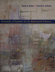 Cover of: Essentials of statistics for the behavioral sciences