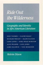 Ride out the wilderness by Melvin Dixon