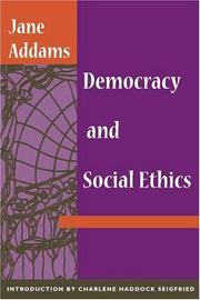 Democracy and social ethics