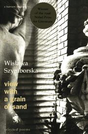 Cover of: View with a grain of sand: selected poems