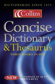 Collins concise dictionary & thesaurus