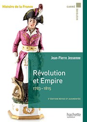 Cover of: Révolution et Empire 1783-1815