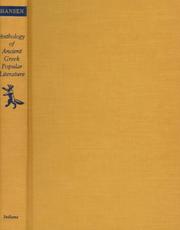 Anthology of ancient Greek popular literature by William F. Hansen