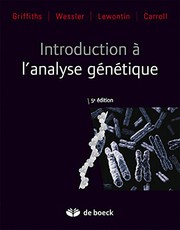 Cover of: Introduction à l'analyse génétique