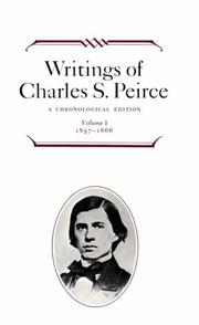 Cover of: Writings of Charles S. Peirce: a chronological edition