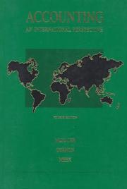Cover of: Accounting: An International Perspective (Irwin Series in Undergraduate Accounting)