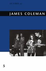 Cover of: James Coleman (October Files)