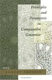 Principles and parameters in comparative grammar by Robert Freidin