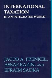 International taxation in an integrated world