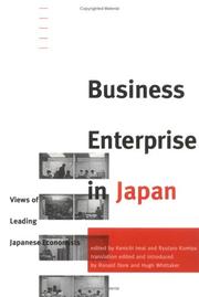 Business enterprise in Japan : views of leading Japanese economists