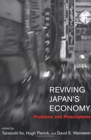 Cover of: Reviving Japan's economy: problems and prescriptions