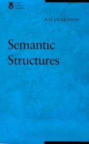 Cover of: Semantic structures