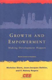 Growth and empowerment : making development happen