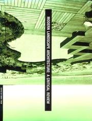 Modern landscape architecture : a critical review