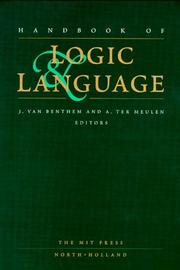 Handbook of logic and language