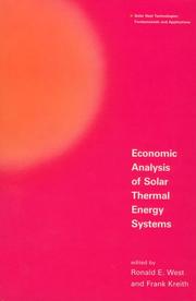 Economic analysis of solar thermal energy systems