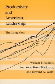 Productivity and American leadership : the long view