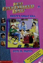Cover of: Kristy's Great Idea (The Baby-Sitter's Club #1)