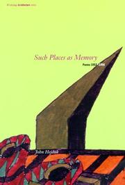 Cover of: Such places as memory: poems, 1953-1996