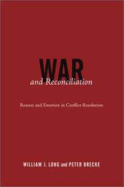 War and reconciliation by Long, William J.