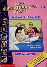 Cover of: Claudia and the Bad Joke (Baby-Sitters Club) by Ann M. Martin