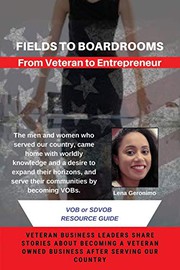 Cover of: Field to Boardrooms: Veterans to Entrepreneur