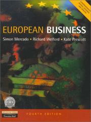 European business by Simon Mercado, Richard Welford, Kate Prescott