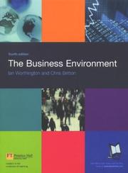 The business environment by Ian Worthington, Chris Britton