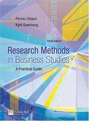 Research methods in business studies : a practical guide