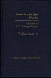 Cover of: America in the World by Wallace Irwin