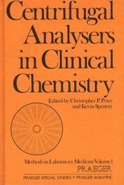 Cover of: Centrifugal Analysers in Clinical Chemistry