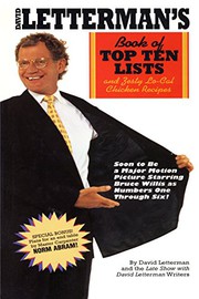 Cover of: David Letterman's Book of Top Ten Lists: and Zesty Lo-Cal Chicken Recipes