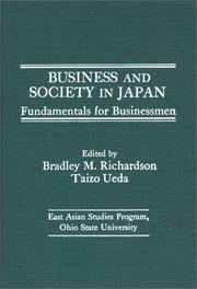 Cover of: Business and Society in Japan: Fundamentals for Businessmen
