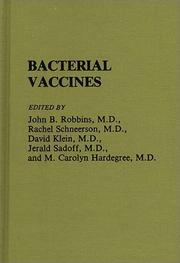 Bacterial vaccines